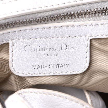 Christian Dior Lambskin Medium Le Trente Tote White 5 of 11