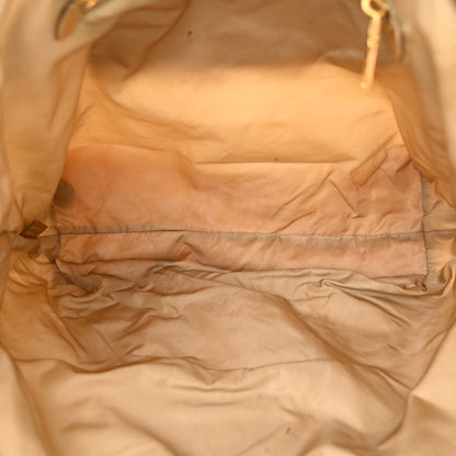 Prada Tessuto Nylon Saffiano Shopping Tote White 5 of 14