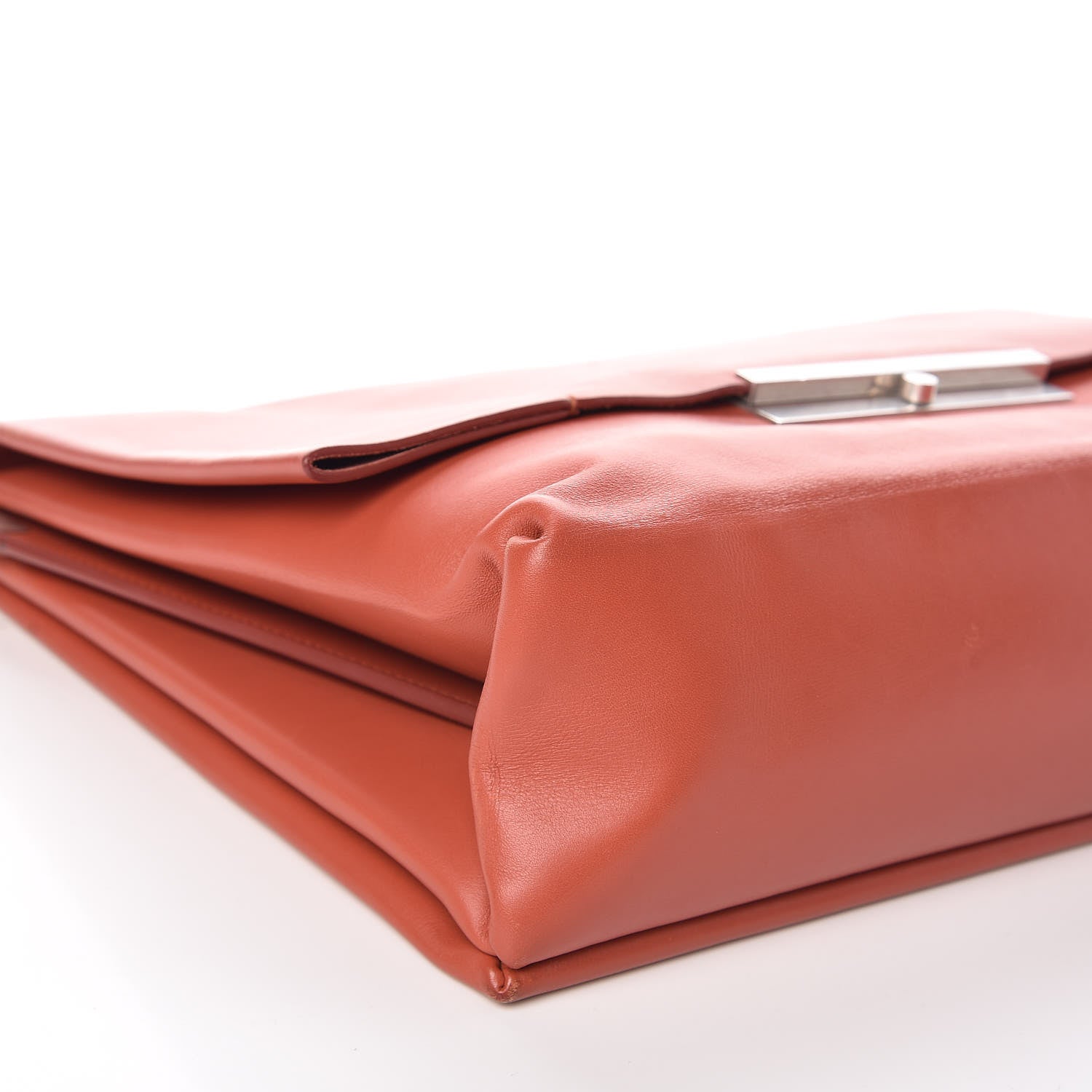Celine Smooth Calfskin Blade Chain Flap Terracotta 11 of 16