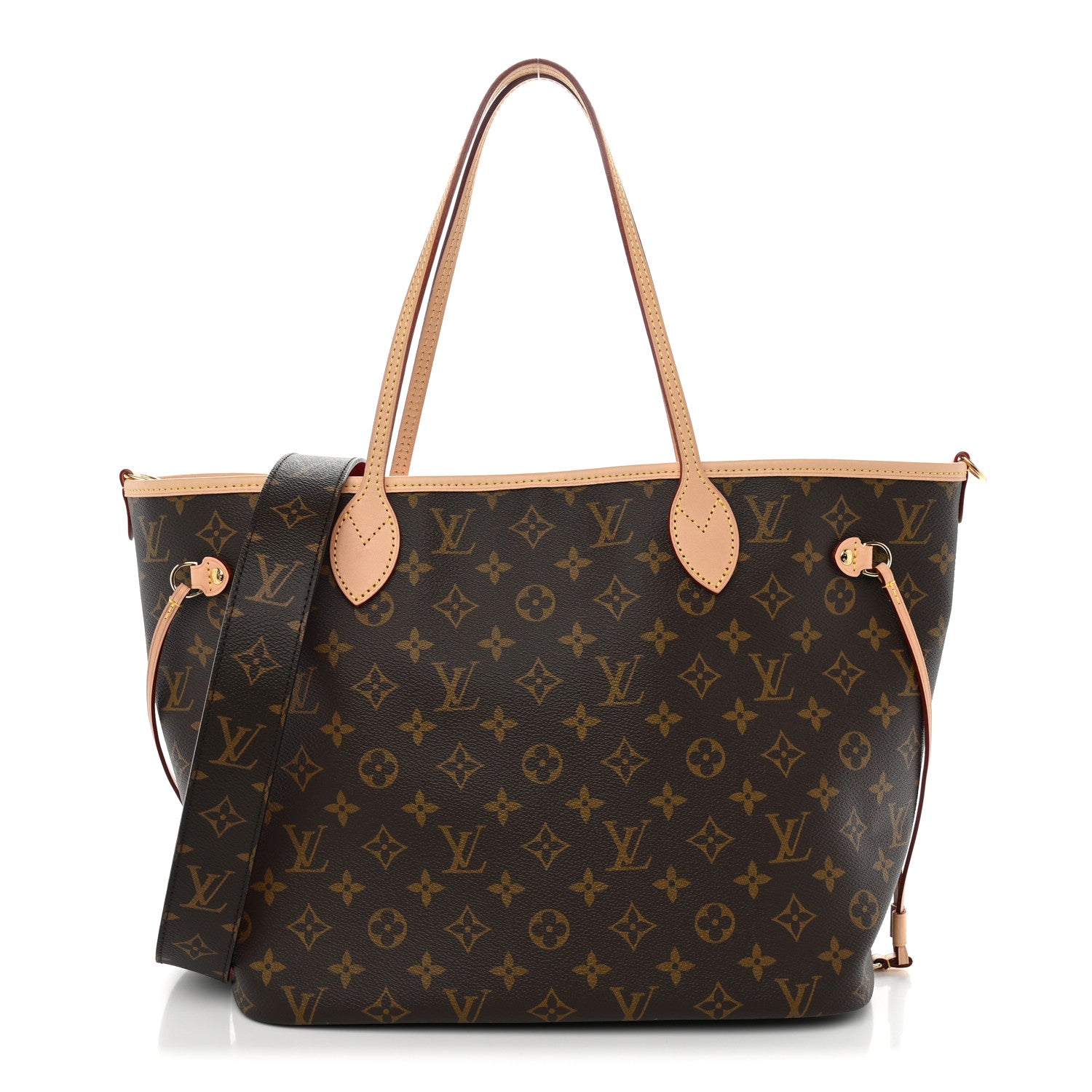 Louis Vuitton Monogram Inside Out Neverfull Bandouliere MM Rose Pondichery 1 of 11