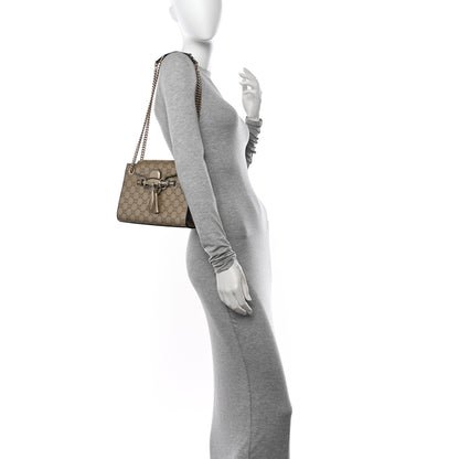 Gucci Guccissima Small Emily Shoulder Bag Gold 2 of 10