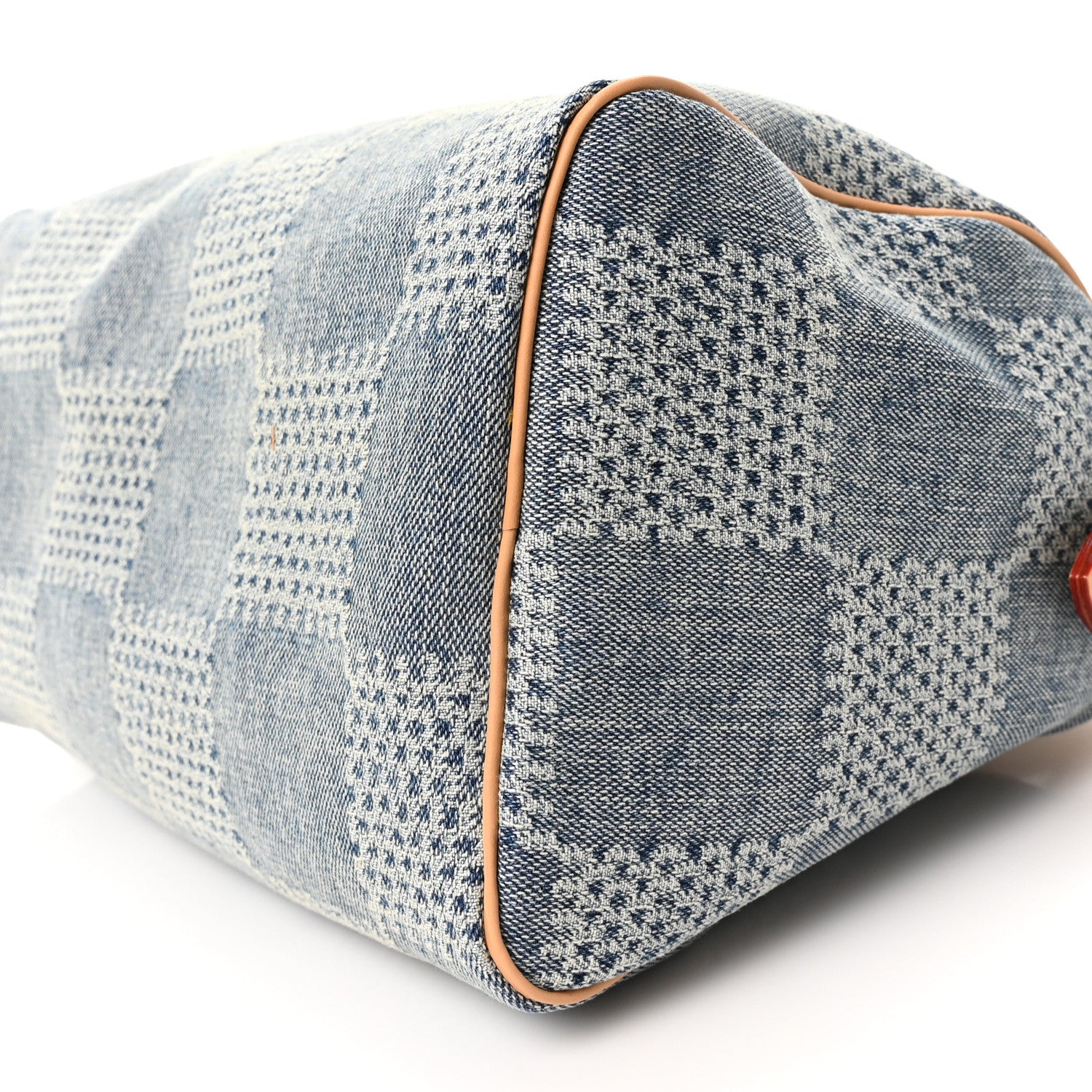 Louis Vuitton　ポネ3Ｄモノグラム　美品です Louis Vuitton Damier Denim 3D Speedy Bandouliere 25 Bleu 1812129