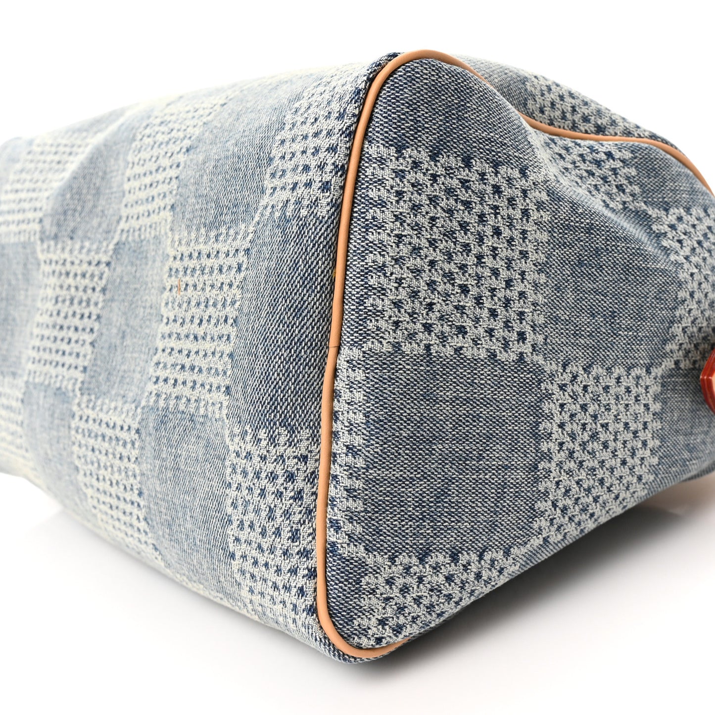 Damier Denim 3D Speedy Bandouliere 25 Bleu