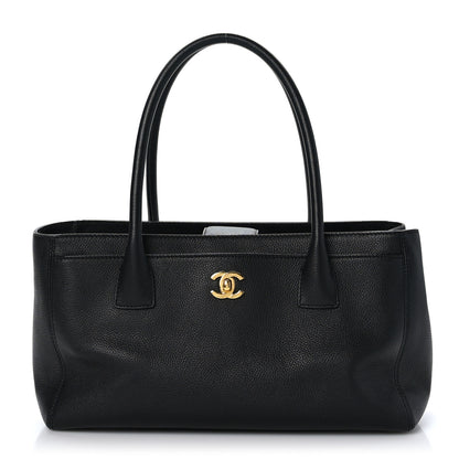 Chanel Calfskin Small Cerf Executive Shopper Tote Black 1 of 9