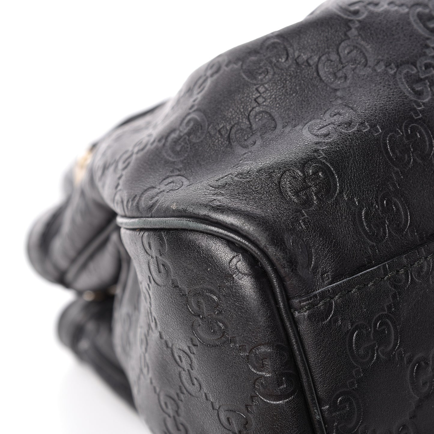 Guccissima Medium Sukey Tote Black
