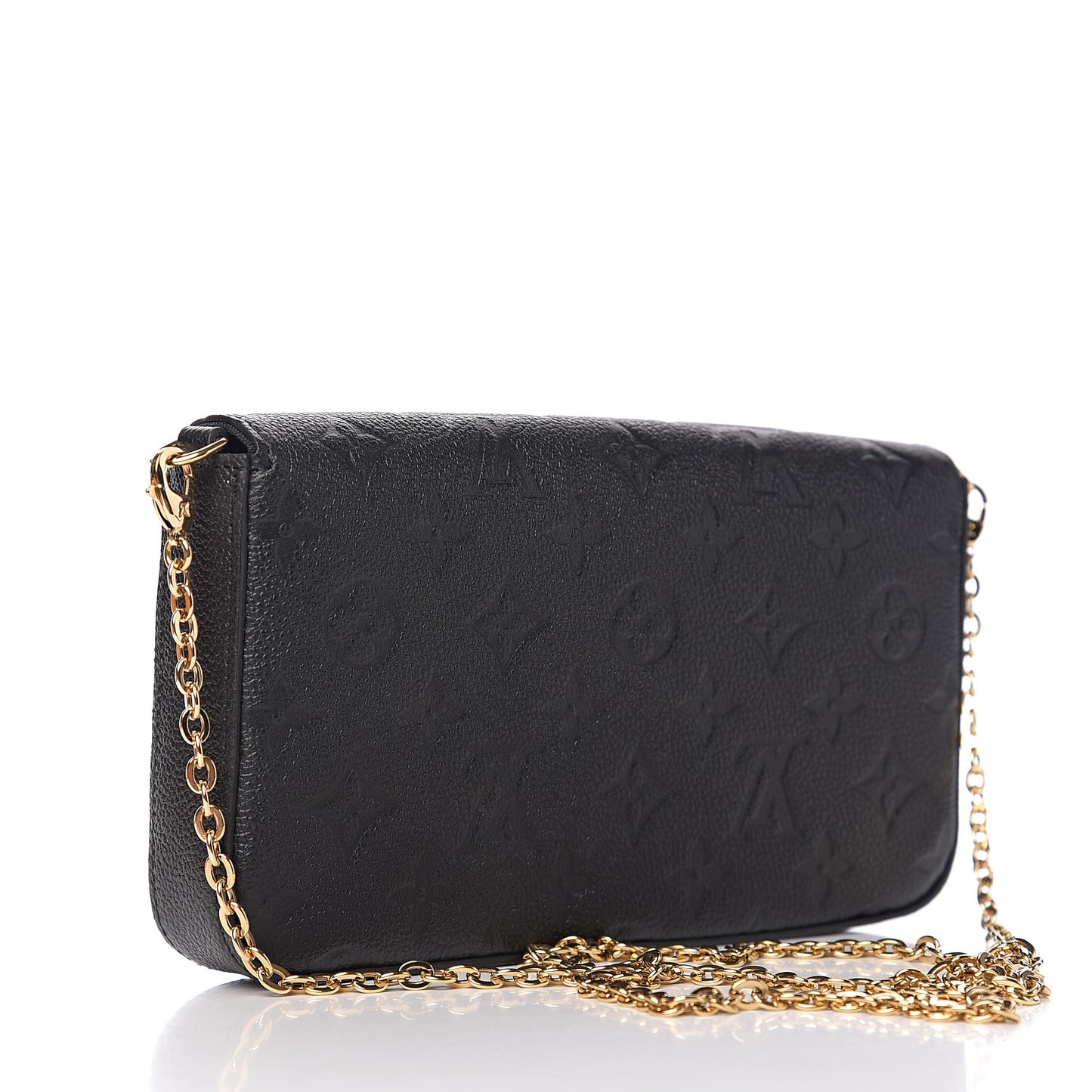 Empreinte Pochette Felicie Chain Wallet Black