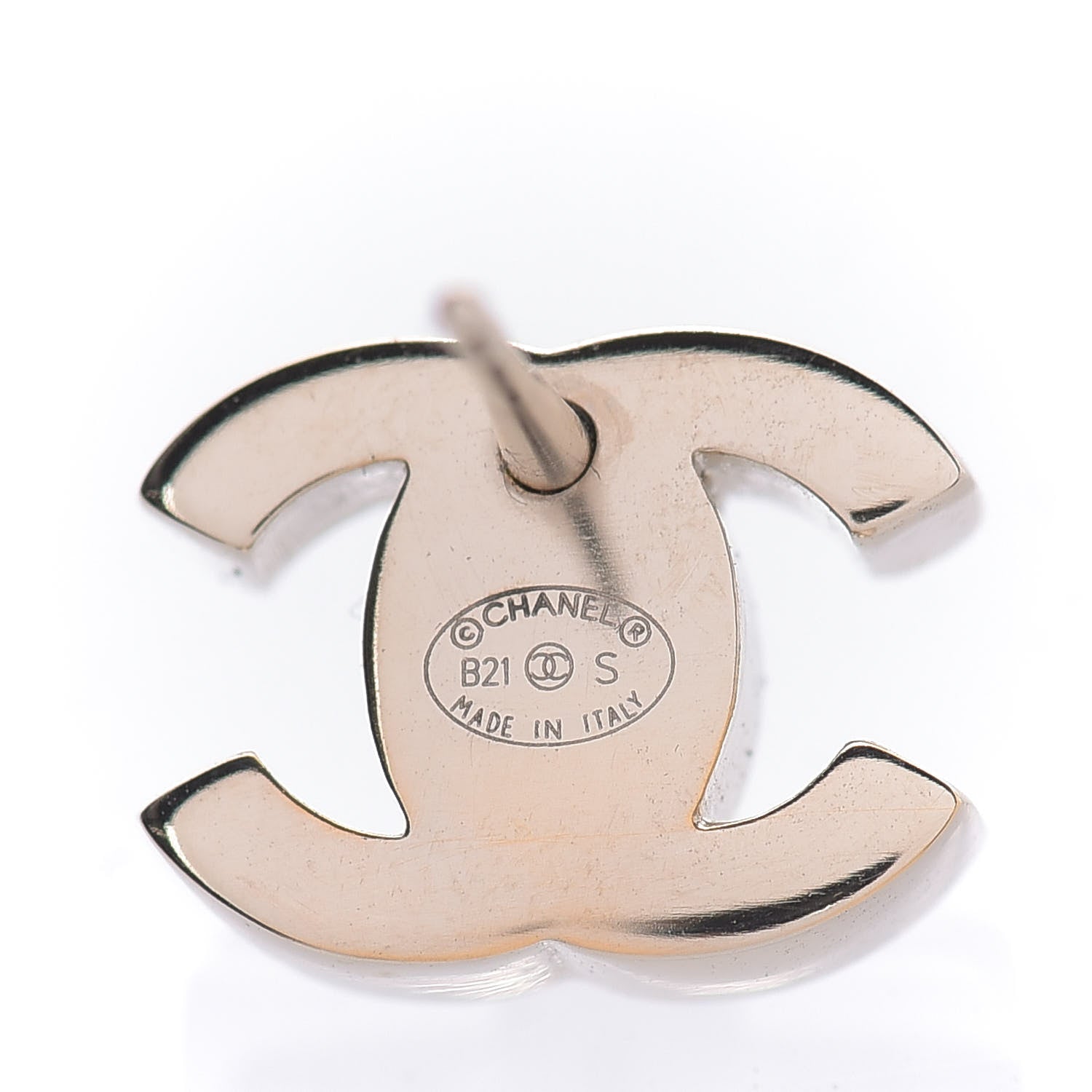 Chanel Metal CC Turnlock Earrings Gold 4 of 5