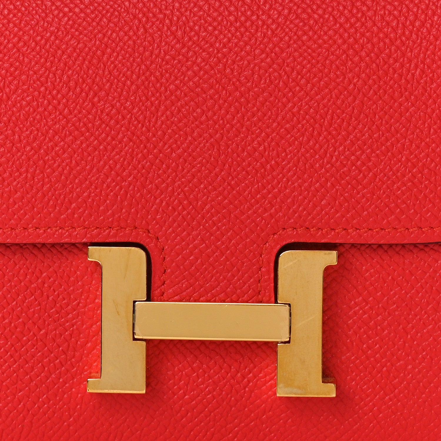 Hermes Epsom Constance Short Wallet Rouge Tomate 10 of 10