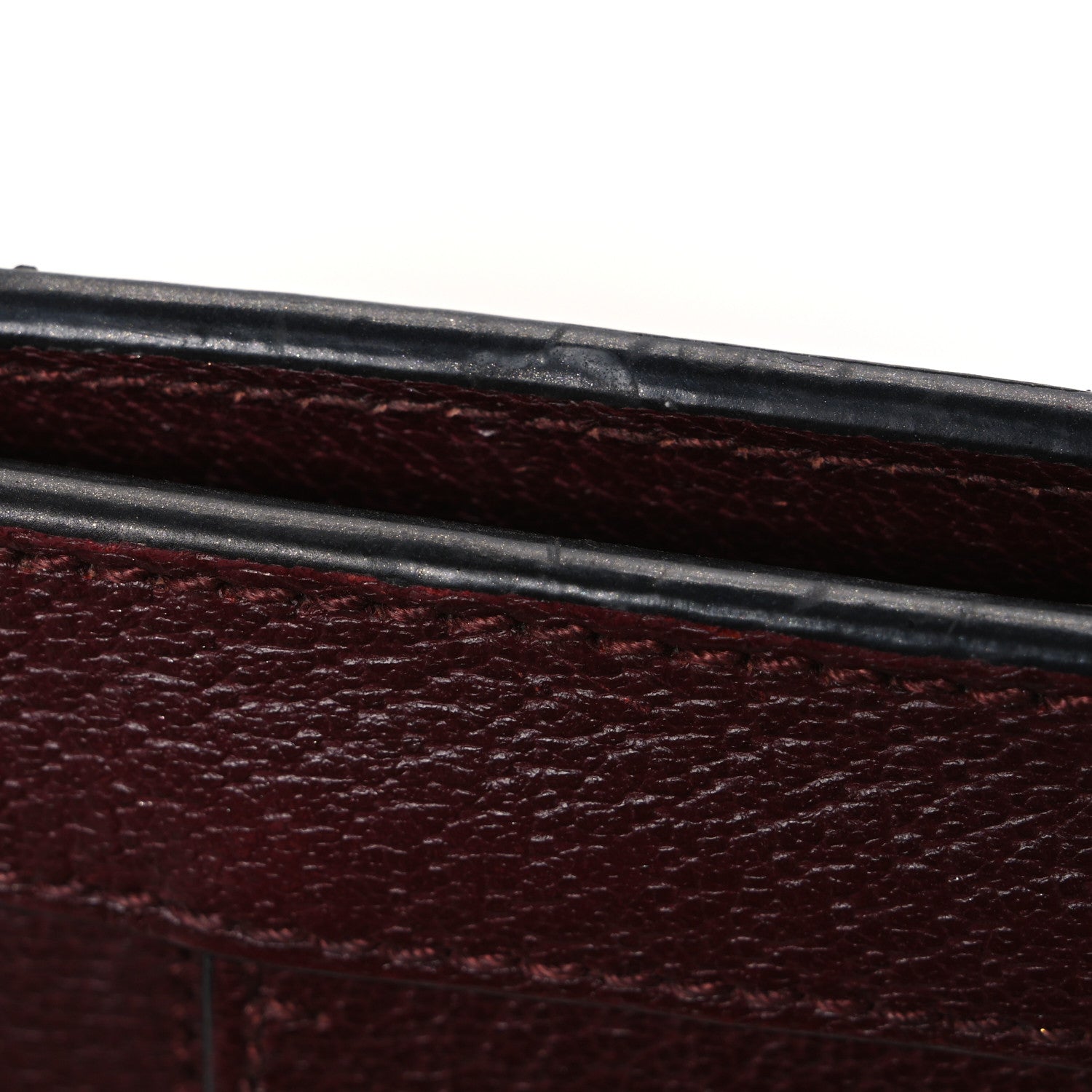 Gucci Calfskin GG Web Small Ophidia Chain Shoulder Bag Vintage Bordeaux 11 of 11