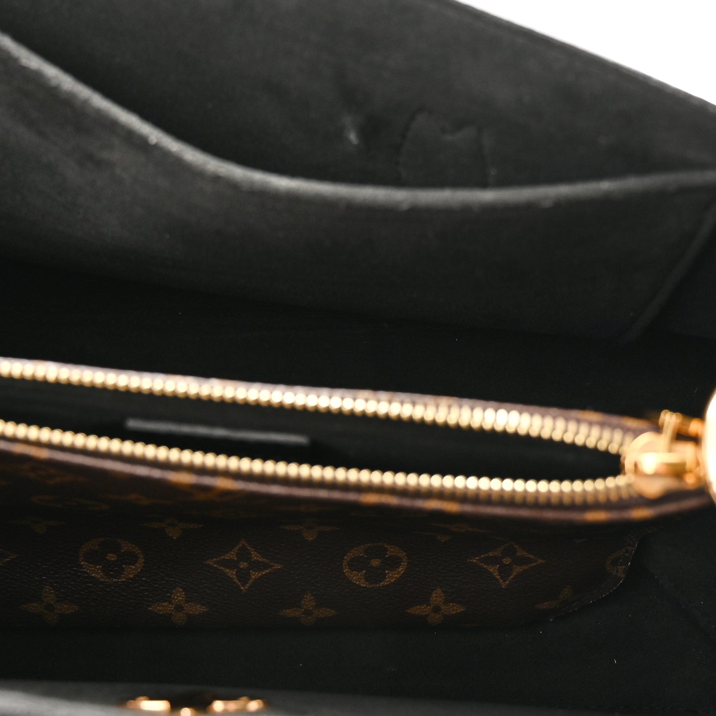 Monogram Flower Tote Black