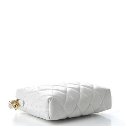 Balenciaga Nappa Calfskin Quilted Touch B Camera Shoulder Bag White 4 of 9