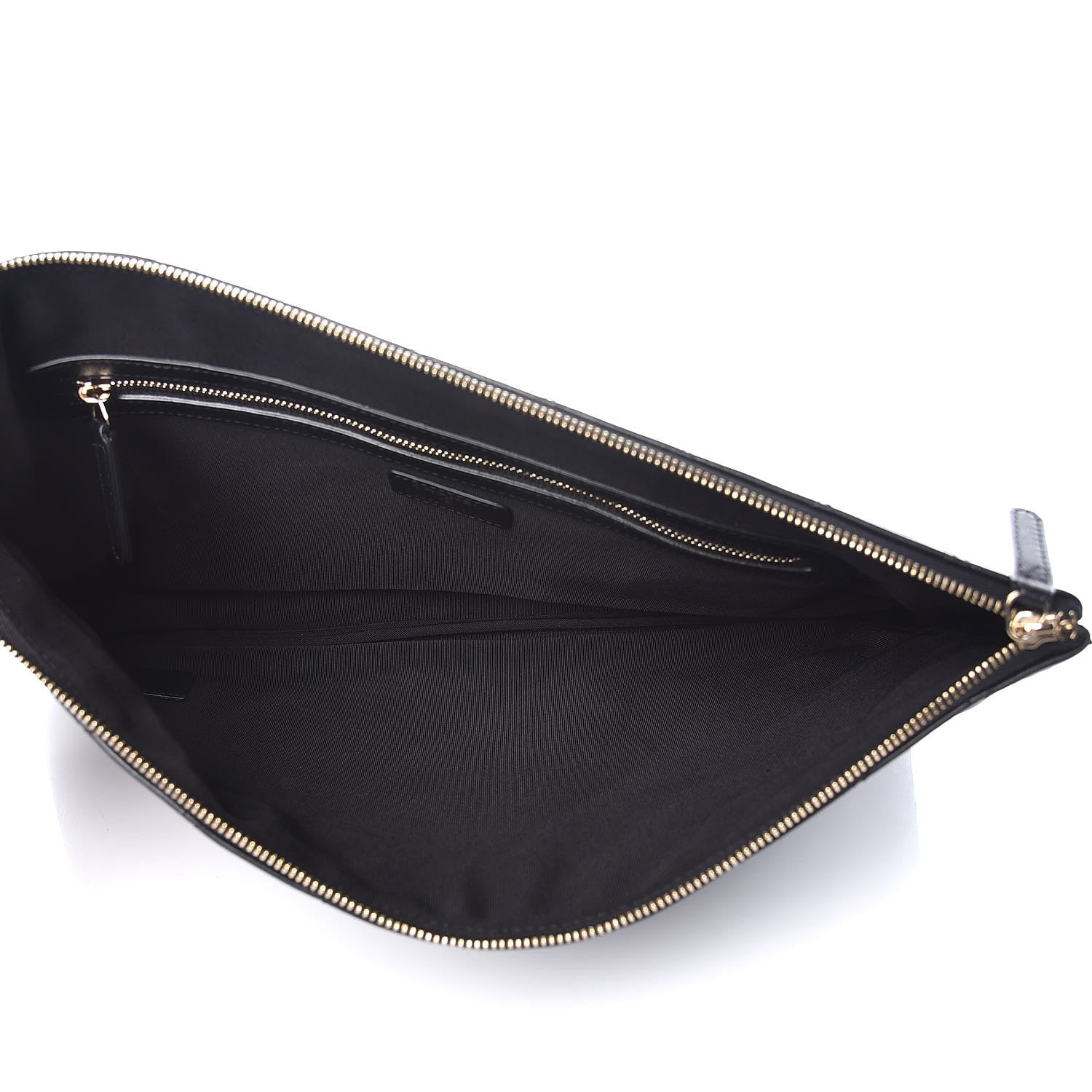 Chanel Lambskin Quilted Large Cosmetic Case Black 5 of 8