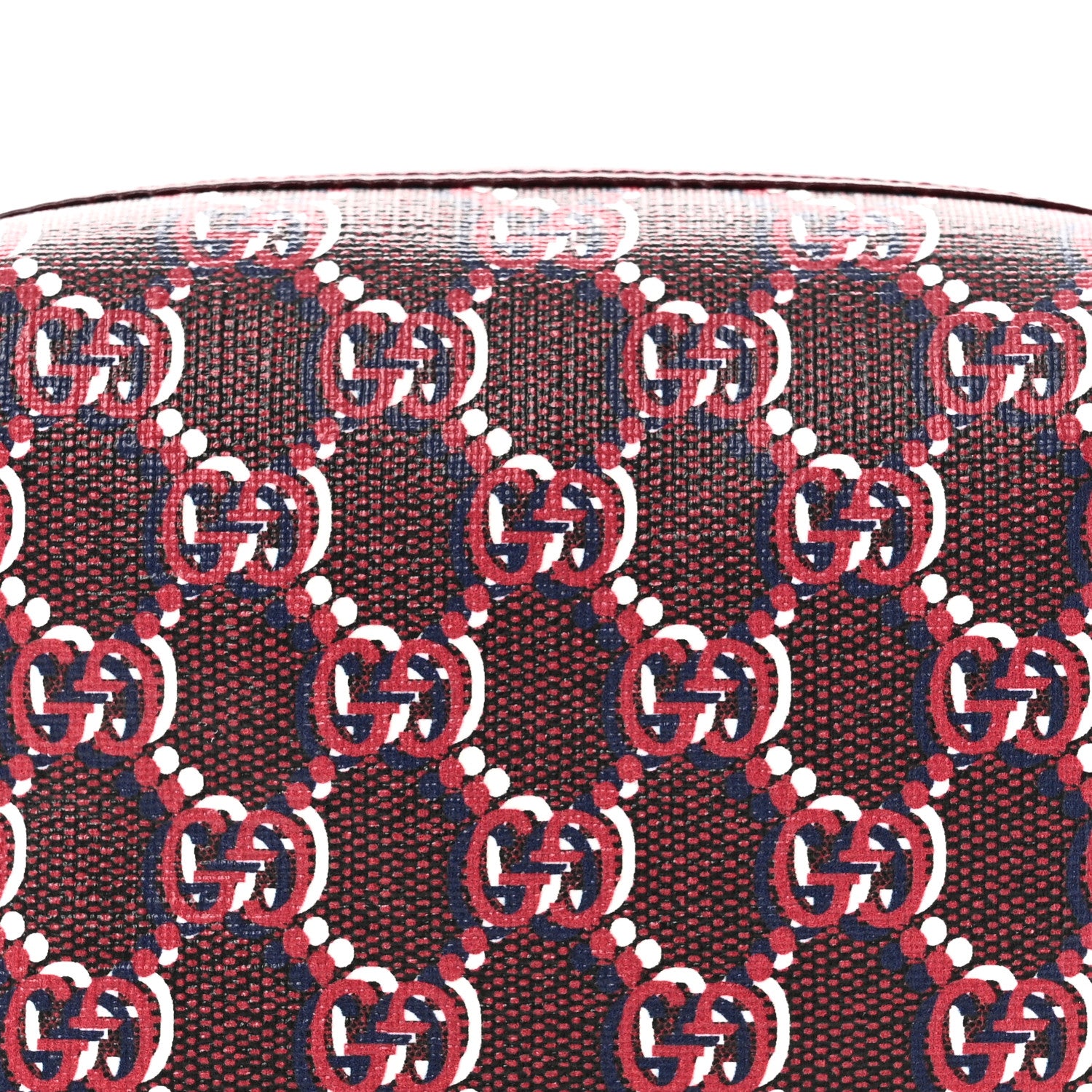 Gucci GG Supreme Shadow Toiletry Pouch Rosso Ancora Red 7 of 7