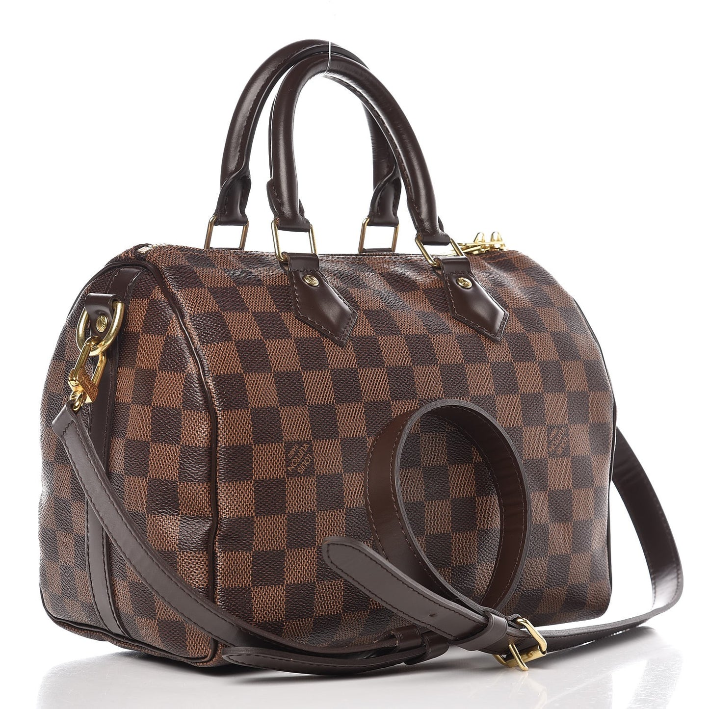 Damier Ebene Speedy Bandouliere 25