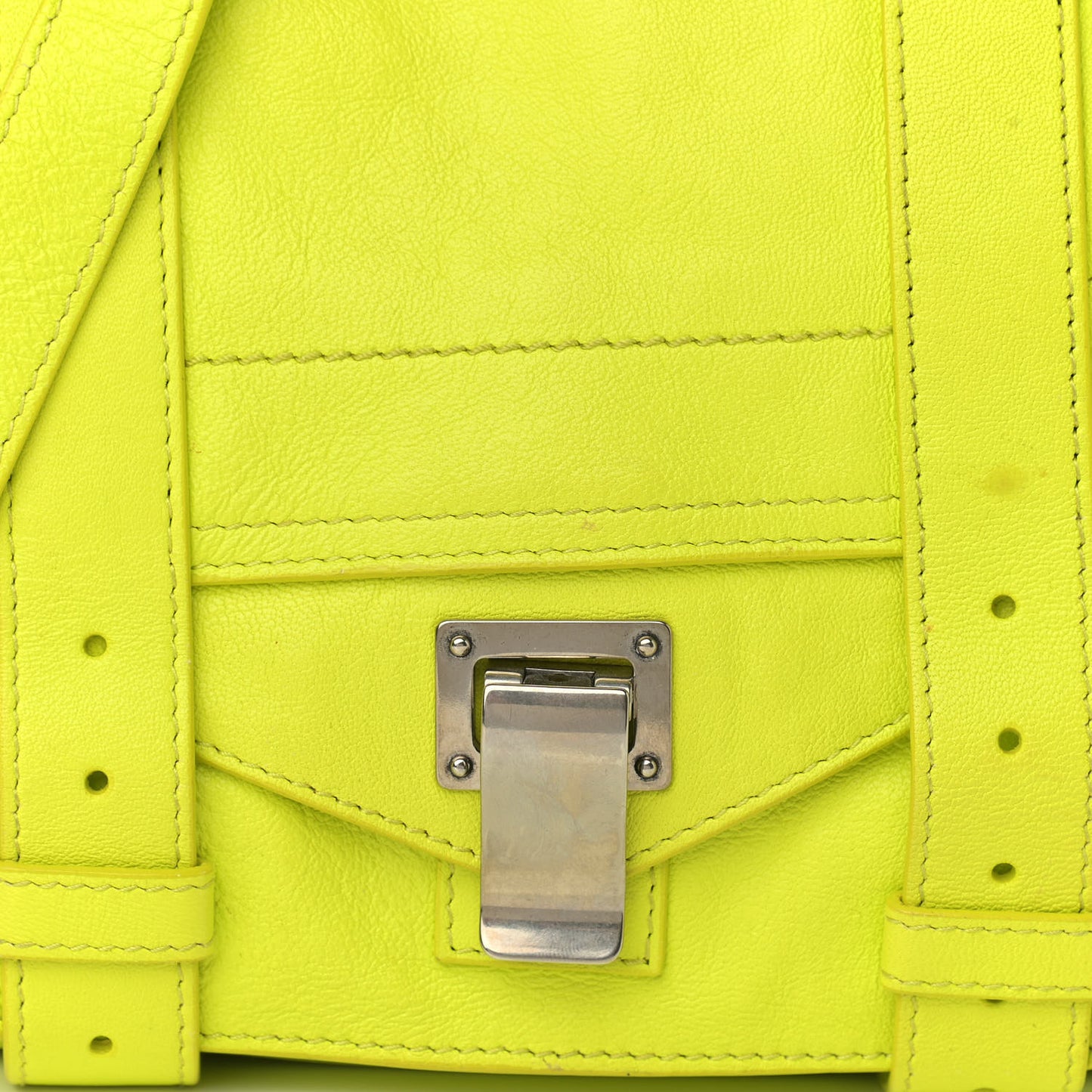 Lambskin PS1 Mini Pouch Messenger Sulfur