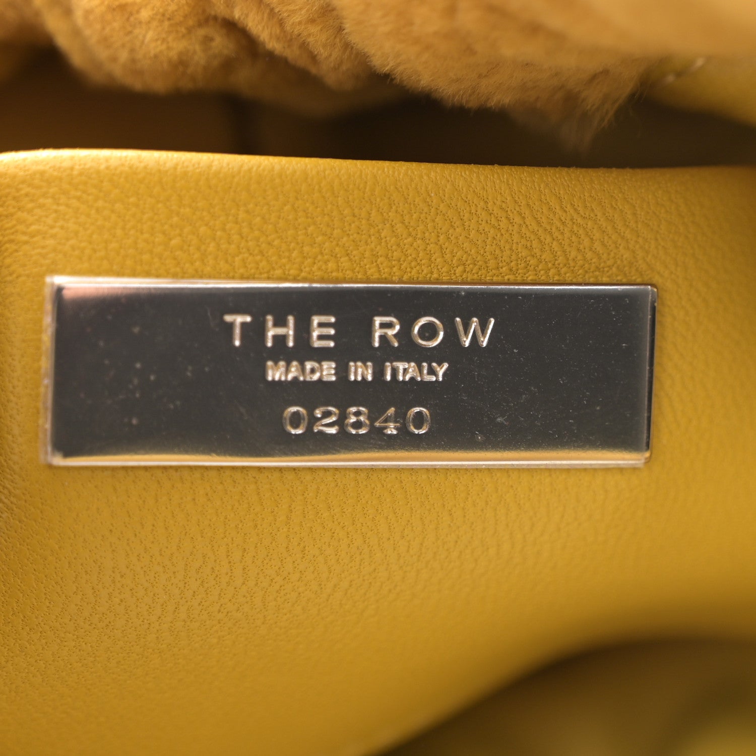 The Row Mink Fur Small Double Circle Bag Yellow 6 of 10