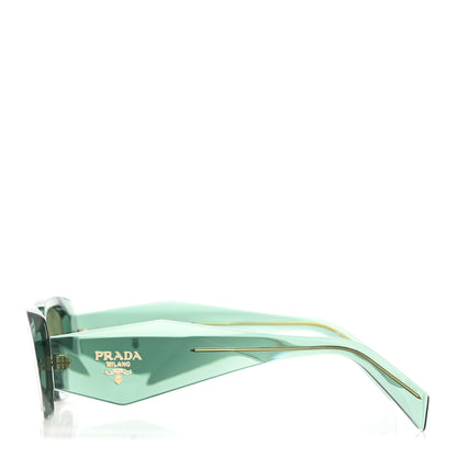 Prada Acetate Symbole Sunglasses SPR 17W Sage Green 3 of 8