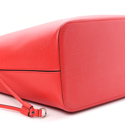 Louis Vuitton Epi Neverfull MM Coquelicot 9 of 10