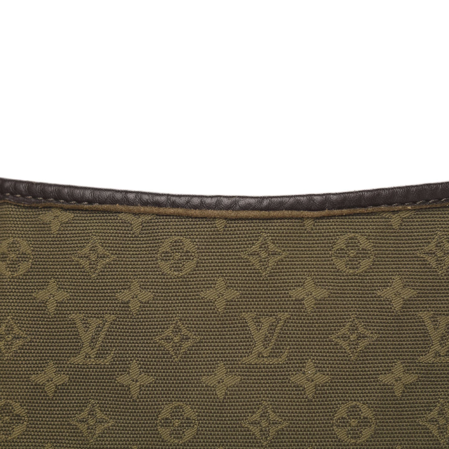 Mini Monogram Besace Mary Kate Kaki