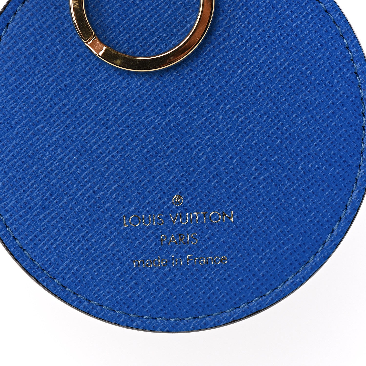 Louis Vuitton Monogram 2019 Christmas Animation Venice Bag Charm Key Ring Blue 3 of 4