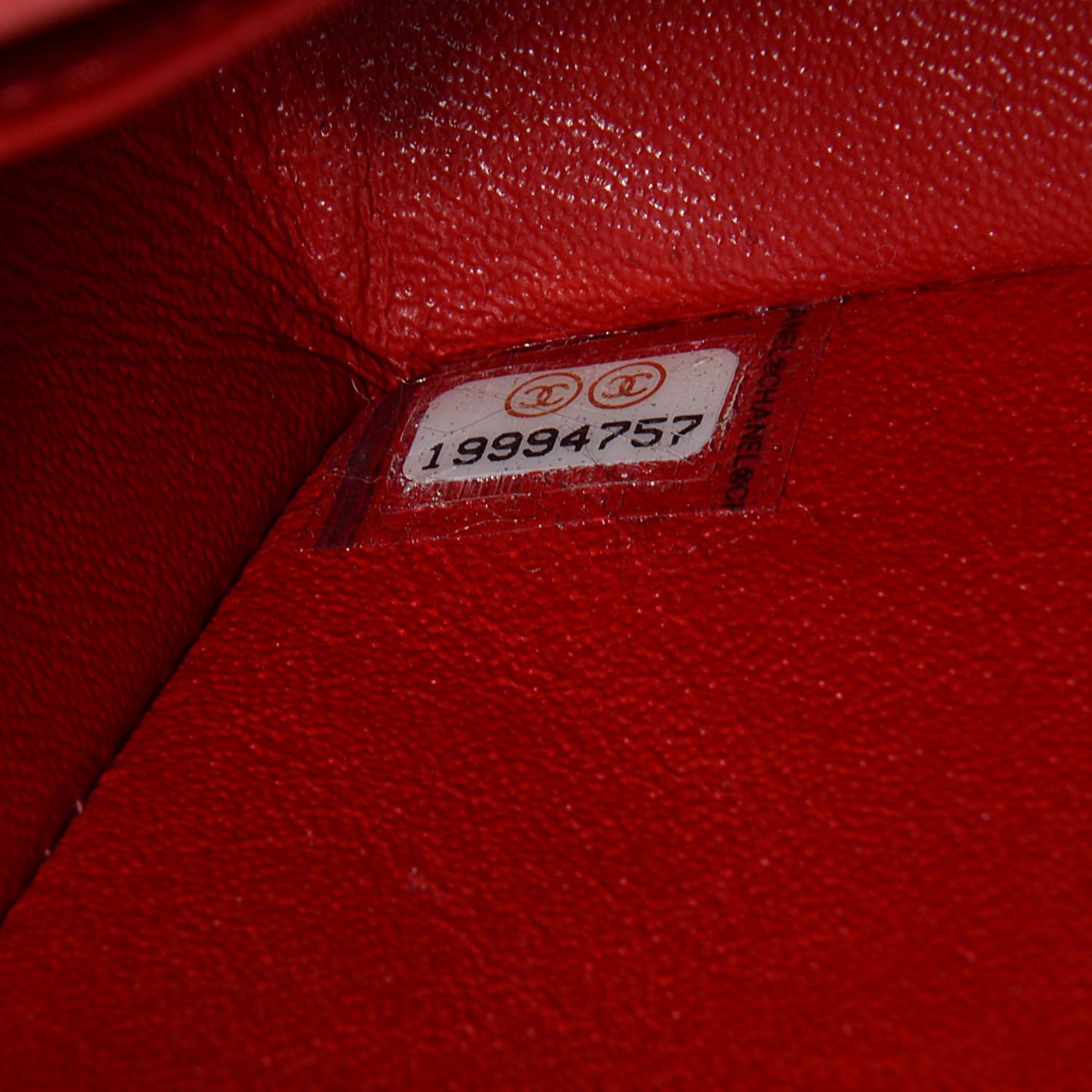 Chanel Lambskin Quilted Mini Rectangular Flap Red 8 of 9