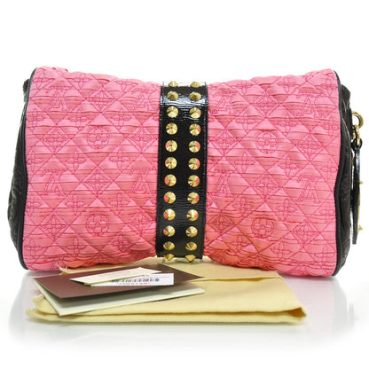 Louis Vuitton Satin Quilted Monogram Coquette Pochette Bunny Pink 2 of 7
