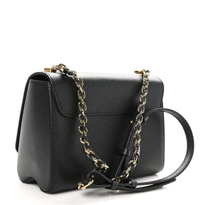 Louis Vuitton Epi Twist Shoulder Bag MM Black 4 of 10