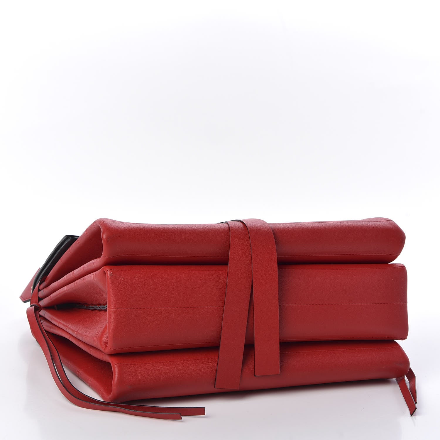 Valentino Garavani Calfskin Medium VRing Shoulder Bag Rouge Pur 3 of 8