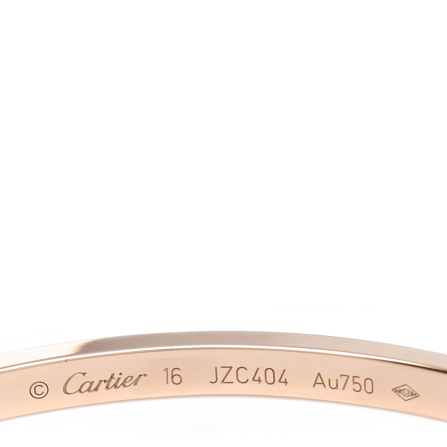 Cartier 18K Pink Gold Small LOVE Bracelet 16 3 of 4
