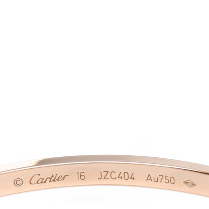 Cartier 18K Pink Gold Small LOVE Bracelet 16 3 of 4