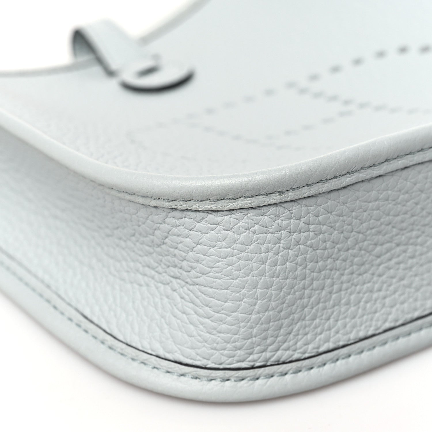 Hermes Taurillon Clemence Amazone Evelyne TPM Bleu Pale Nata 8 of 10