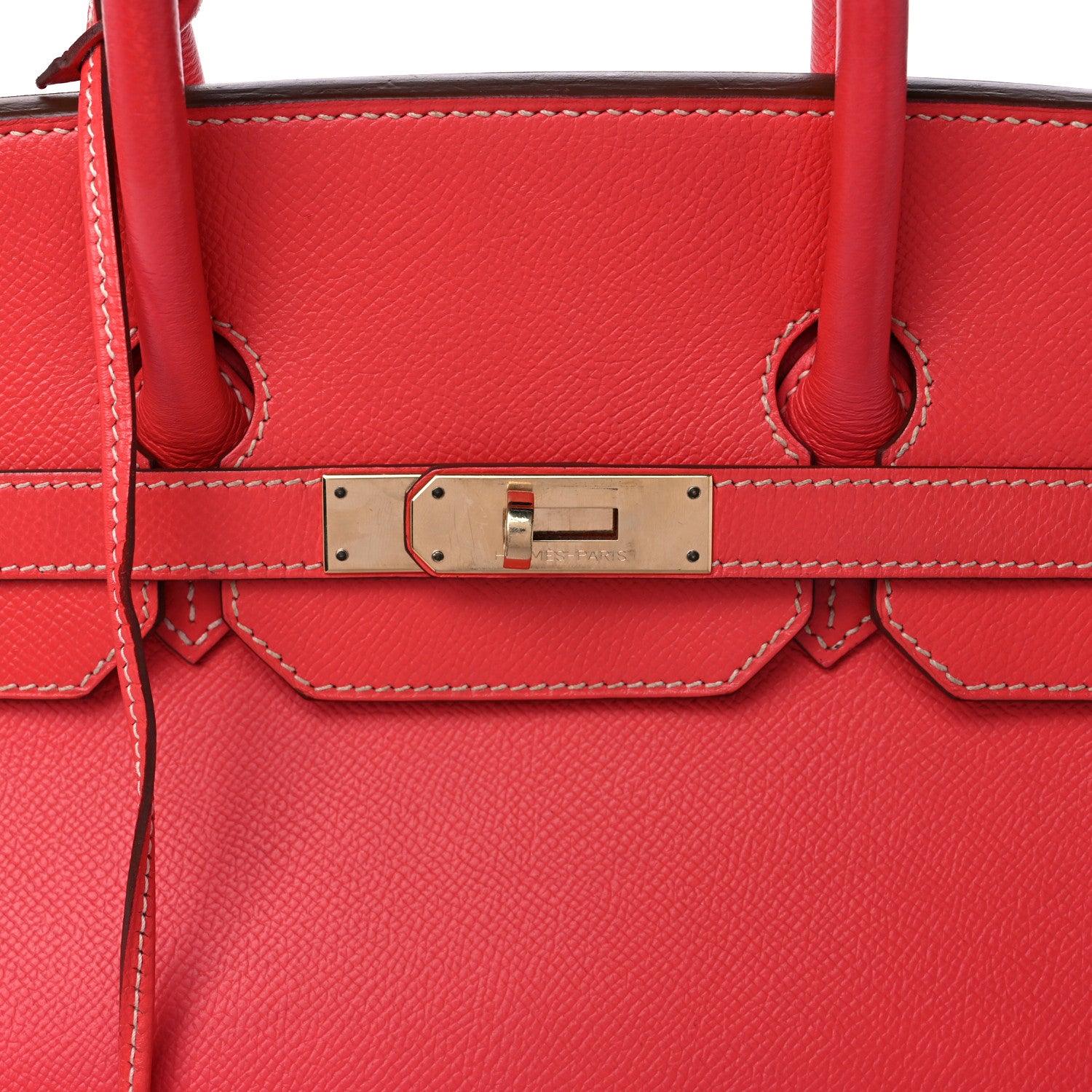 Hermes Epsom Candy Birkin 35 Rose Jaipur Gold 10 of 10