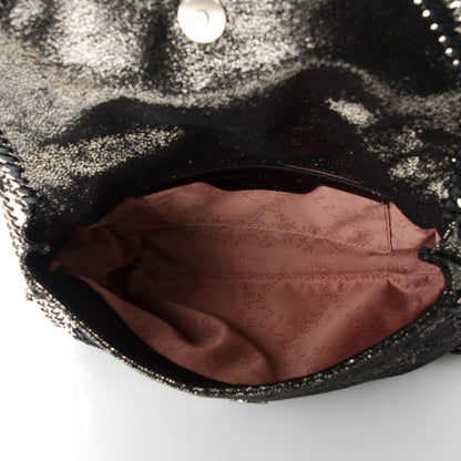 Stella McCartney Chamois Shiny Dotted Falabella Crossbody Ruthenium 5 of 7