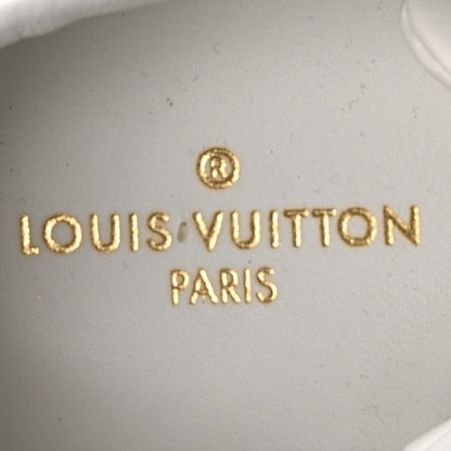 Louis Vuitton Monogram Time Out Sneakers 37.5 White Vert 7 of 9
