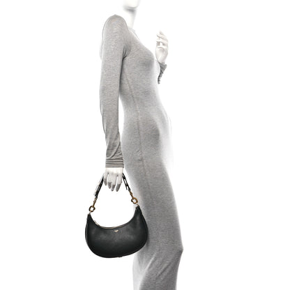 Celine Smooth Calfskin Medium Strap Ava Shoulder Bag Black 2 of 10
