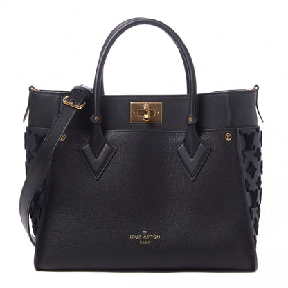 Louis Vuitton Calfskin Monogram Tufting On My Side Black 1 of 8