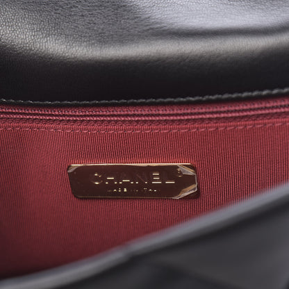 Chanel Goatskin Quilted Medium 19 Flap Black 6 of 11