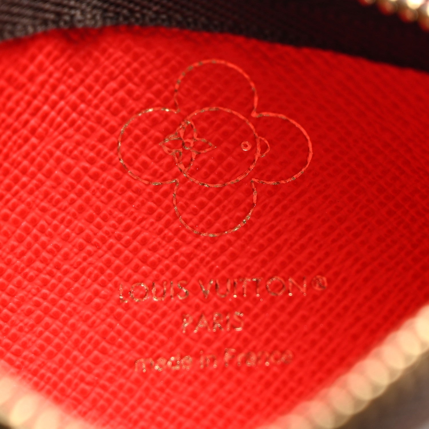 Louis Vuitton Monogram 2024 Christmas Animation Candy Factory Key Pouch Candy Red 6 of 7