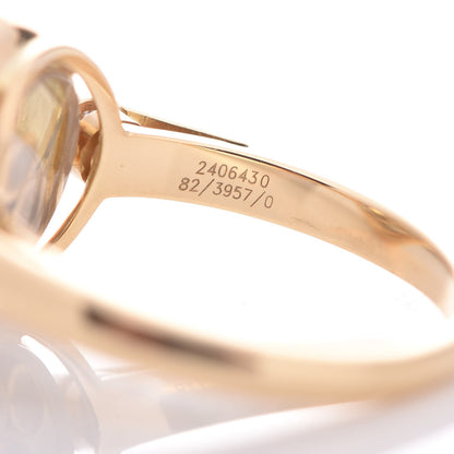 Chopard 18K Yellow Gold Happy Diamonds Circle Ring 50 5.5 5 of 8