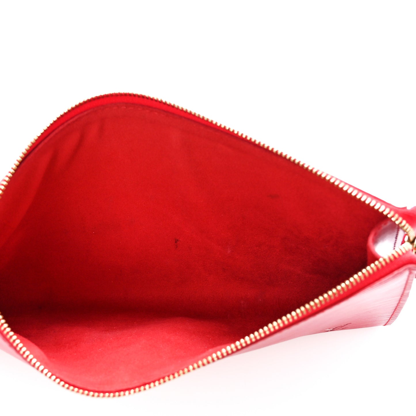 Epi Pochette Accessories 24 Castillan Red