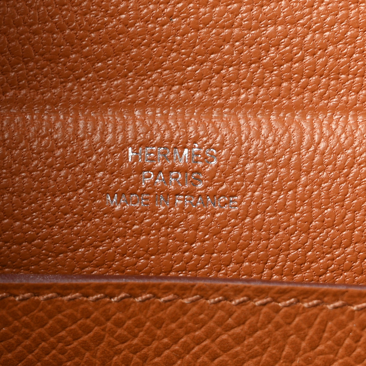 Hermes Epsom Kelly Multi Pocket Pochette To Go Gold 6 of 11