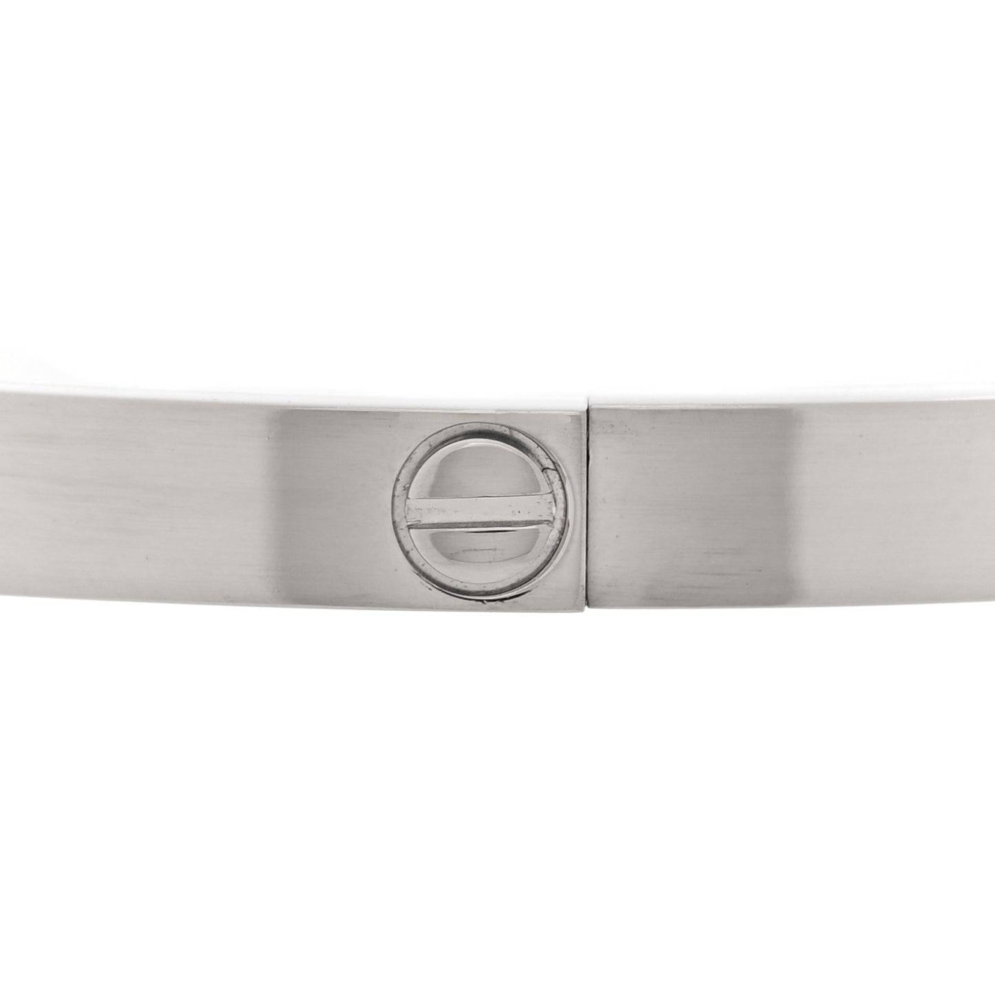 18K White Gold Small LOVE Bracelet 18