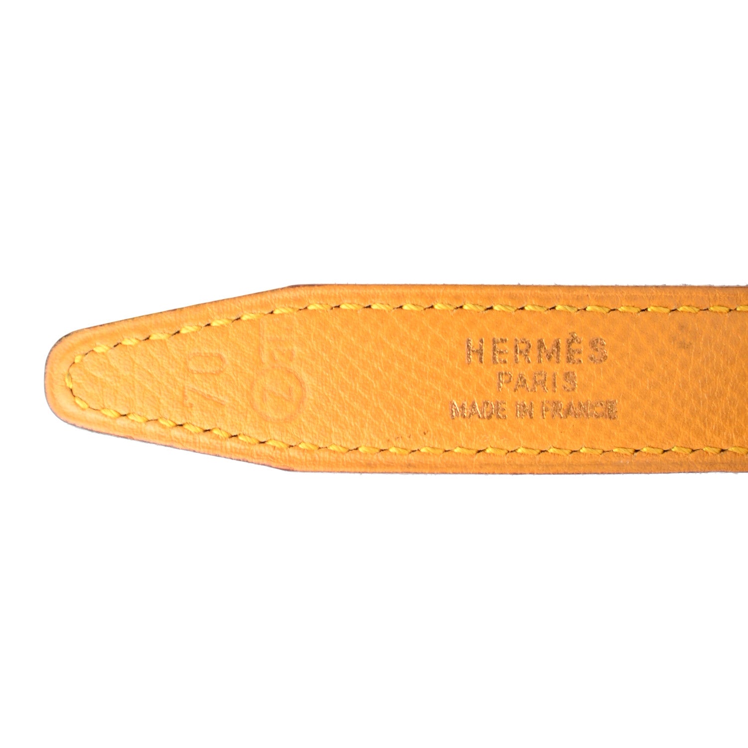 Hermes Courchevel Chamonix 24mm Mini Constance H Belt 70 Black Jaune 5 of 5