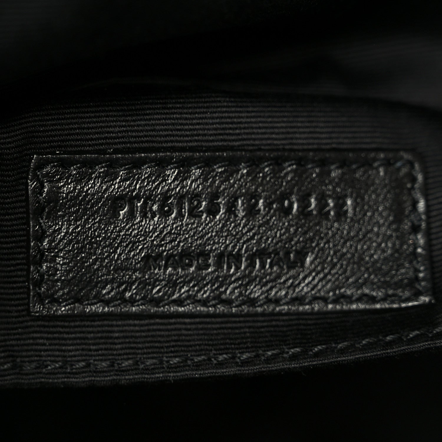 Saint Laurent Patent Calfskin Crocodile Embossed Monogram Lou Camera Bag Black 7 of 10