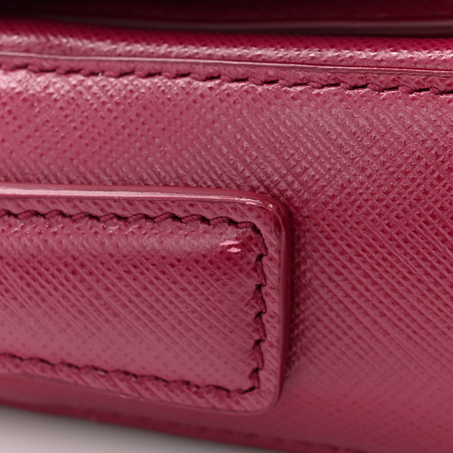 Salvatore Ferragamo Saffiano Sandrine Shoulder Bag Wine 11 of 15