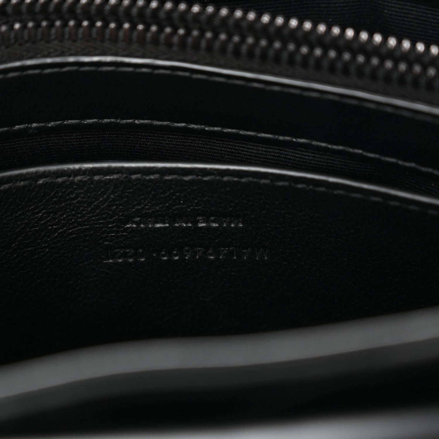 Saint Laurent Calfskin Y Quilted Monogram Monochrome Small Loulou Chain Satchel Black Black 7 of 11