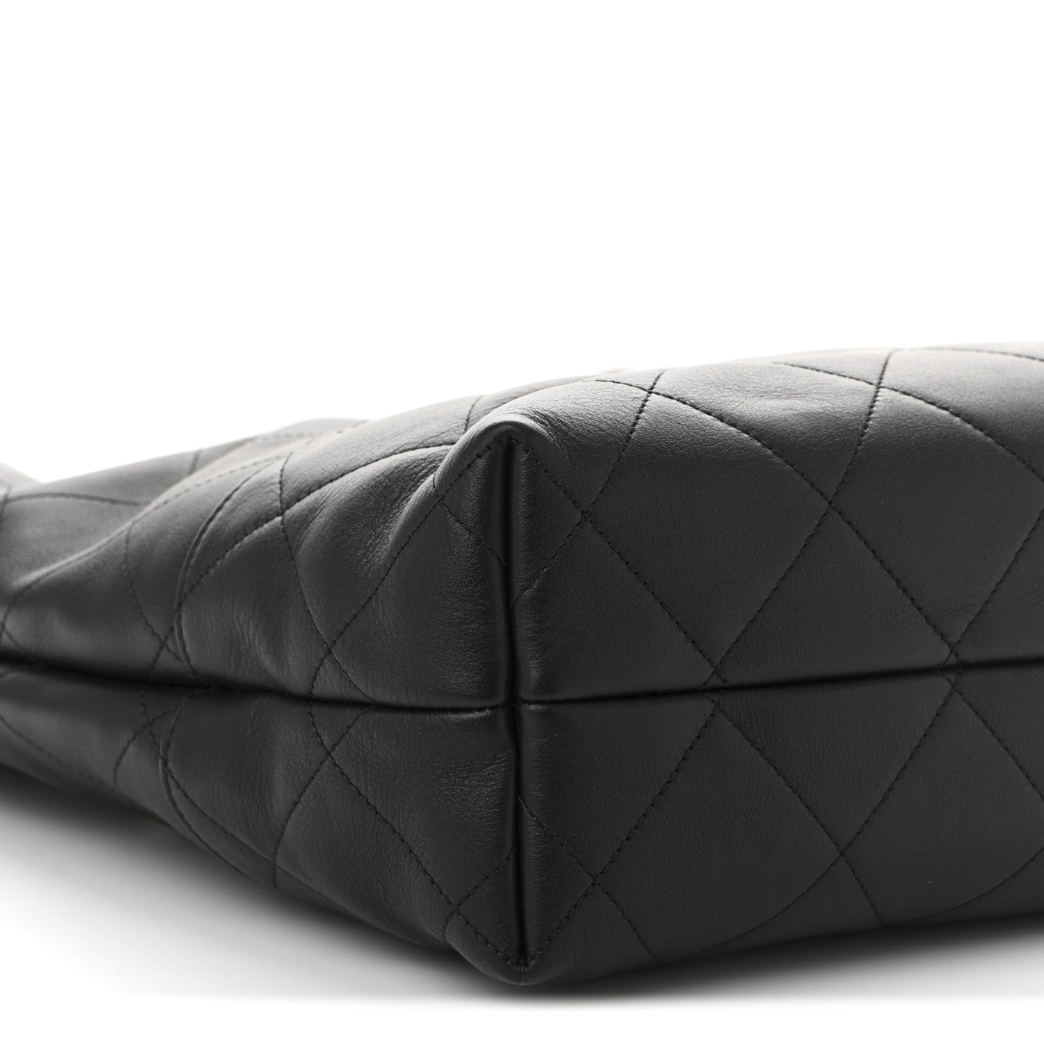 Chanel Calfskin Stitched Hobo Black 9 of 10