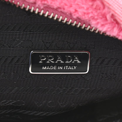 Prada Terry Cloth Mini Re-Edition 2000 Bag Petalo Black 6 of 10