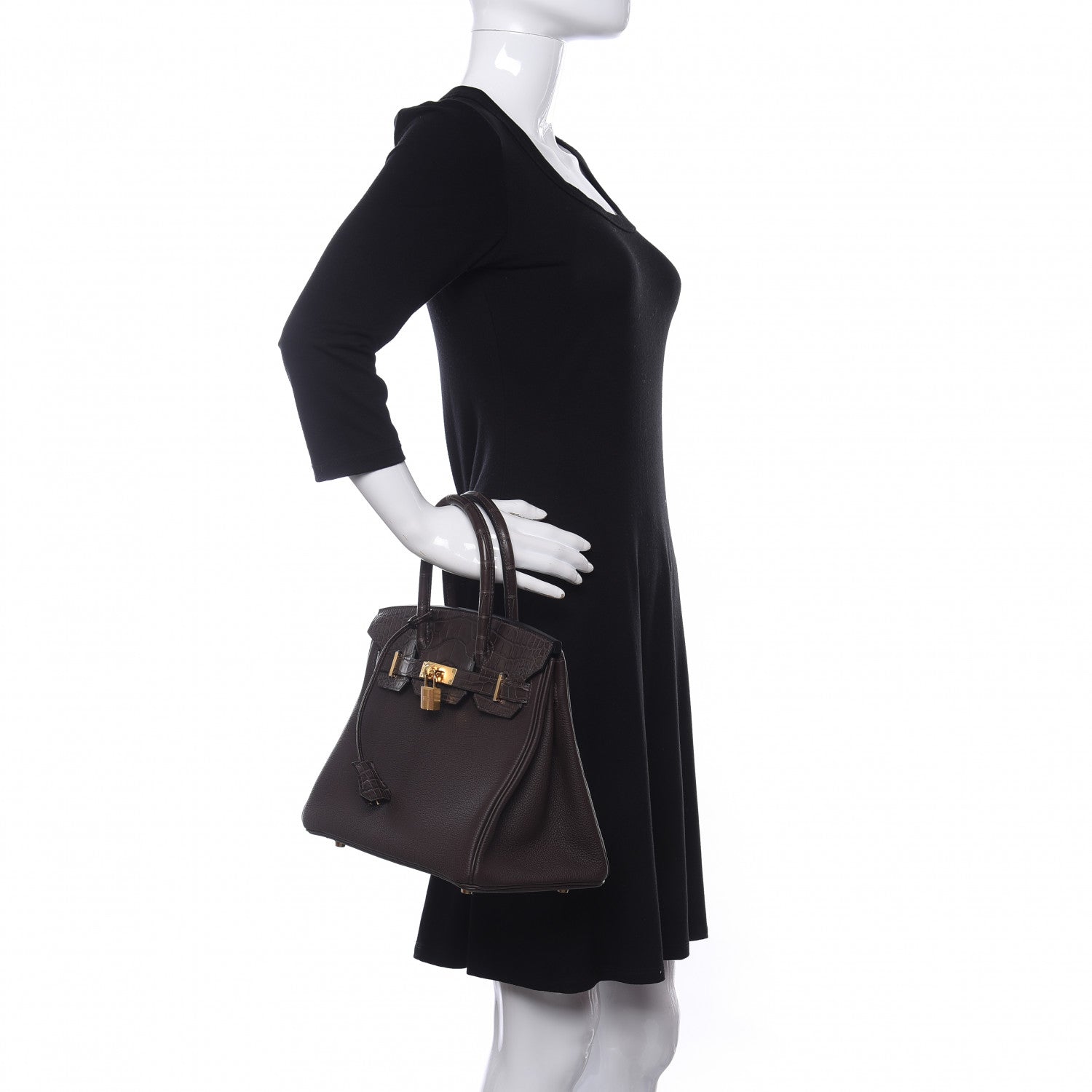 Hermes Togo Matte Alligator Birkin Touch 30 Ebene 2 of 10