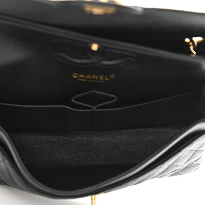 Chanel Caviar Quilted Medium Double Flap Black 5 of 10
